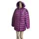 32 Degrees Women's Packable Hooded Down Puffer Coat Beach Plum Red Large from Affordable Designer Brands