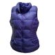 32 Degrees Women Packable Down Vest Persian Blue Shiny Melange Large  Affordable Designer Brands
