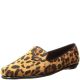 Aerosoles Betunia Smoking Flats Suede Leopard Beige 12M from Affordabledesignerbrands.com