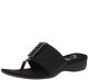 Anne Klein Knohow Sport Thong Sandals Black