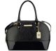 Anne Klein Against The Grain Large Black Satchel