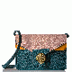Anne Klein Diana Small Double Flap Crossbody Deep Azure Front From Affordable Designer Brands
