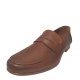 Alfani Mens Alfatech Blaine Leather Dark Tan Penny Loafers 10 M