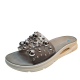 Aqua Womens Casual Shoes Allura Waterproof Slip On Wedge Slide Sandals from Affordable Designer Brands