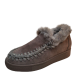 Aqua College Womens Shoes Albina Waterproof Cow Suede Flat Loafers  10M Grey Affordable Designer Brands