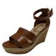 American Rag Women's Tarrah Synthetic Cognac Brown Wedge Sandals 10M Affordable Designer Brands