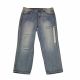 American Rag Boyfriend Ripped Cropped Straight Leg Jeans Sharlene Wash 9