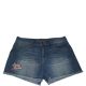 American Rag Juniors Embroidered Dark Rinse Denim Shorts 