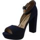 American Rag Reeta Manmade Navy Platform Sandals 8 M Affordable Designer Brands
