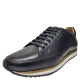 Anthony Veer Mens Barack Court Sneaker Leather Black 9.5D US 42.5 EU from Affordable Designer Brands