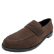 Anthony Veer Mens Sherman Calfskin Suede Penny Loafers Honey Brown 9.5M Affordable Designer Brands