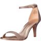 Bandolino Madia Dress Sandals Fabric Gold 6.5M from Affordable Designer Brands