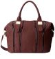 Big Buddha Tudor Merlot Red Satchel With Strap