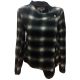 BB Dakota Women's Quinn Wool Blend Jacket Black Grey XSmall Affordable Designer Brands