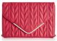 Bcbgeneration ECS308GN Quinn The Higher Maintenance Red Rouge Clutch