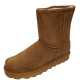BEARPAW Mens Brady Water- Stain-Resistant Winter Boots Hickory Brown 10M Affordable Designer Brands