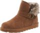 Bearpaw Women's Koko Wide Width Suede Booties Rustcopper 8M Affordable Designer Brands