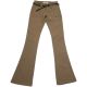 Be Bop Juniors Bootcut Pants Belt in Waist Khaki Dark Beige 3 Affordable Designer Brands