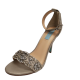 Blue by Betsey Johnson Gina Sandals Silver 9W from Affordable Designer Brands