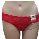 B.Temptd Lace Kiss Thong Panties 970182 Tango Red Medium Affordable Designer Brands