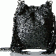Circus by Sam Edelman Neal Fringe Crossbody Black front Affordable Designer Brands