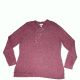 Charter Club Marled Lace-Up Sweater Coral Bloom Affordable Designer Brands