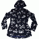 Charter Club Floral-Print Anorak Jacket Intrepid Blue Combo