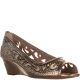Charter Club Cassiaa Peep-Toe Wedge Pumps Synthetic Platino Gray 9.5M from Affordable Designer Brands