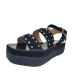 Charles David Women's Collection Madeira Sandals Suede Black 6.5 M from Affordable Designer Brands