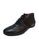 Carlos By Carlos Santana Mens Shoe Fleetwood Leather Mid Top Sneakers 8.5D Black from Affordable Designer Brands