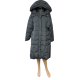 Cole Haan Womens Box Quilt Down Puffer Coat Green XLarge Affordable Designer Brands
