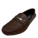 Calvin Klein Men's Maddix Textured Drivers with Bit Brown 9.5 M Affordable Designer Brands