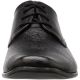 Calvin Klein Mens Epi Textured Leather Oxford Black 12 M from Affordable Designer Brands