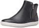 Calvin Klein Mens West Tumbled Leather Zip Black Size 12