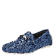 Calvin Klein Magnus Embossed Drivers Blue Textured 
