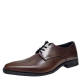 Calvin Klein Mens Ramses Oxfords Textured Leather Tan 9 M Affordable Designer Brands
