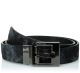Calvin Klein Twist Reversible 30MM Flat Strap Metallic Wood Grain Belt