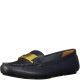 Calvin Klein Women's Lisette Flats Navy Tumbed Leather 8.5M from Affordabledesignerbrands.com