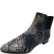 Calvin Klein Women's Eunice Pointed-Toe Booties Blue Snakeskin Size 8 Affordable Designer Brands