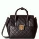 Calvin Klein Quilted Backpack Black Gold Affordable Designer Brands