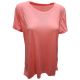 Calvin Klein Performance Epic Pleated-Back Top Shirt Orange Large