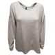 Calvin Klein Performance Plus Size Sweatshirt White  Pink 1X