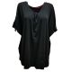 Calvin Klein Performance Plus Size Pullover Logo Top Shirt Black 3X