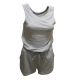 Calvin Klein Performance Romper Solitaire Jumpsuit  Grey XSmall