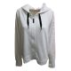 Calvin Klein Performance Zip Cropped Hoodie Jacket White 2XLarge