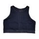Calvin Klein Performance High-Neckline Racerback Medium-Support Sports Bra Solitaire Blue Large
