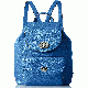 Coach Mini Turnlock Rucksack I Silver Azure