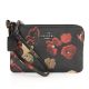 Coach Floral Print Small Wristlet Wallet