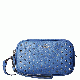 Coach Crossbody Clutch In Polished Pebbled Leather with Ombre Rivets Silver lapis  front Affordable Designer Brands 