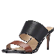 Coach Willa Two-Piece Dress Sandals Saddle Black